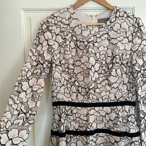 Lela Rose Pink Lace Dress Size 10